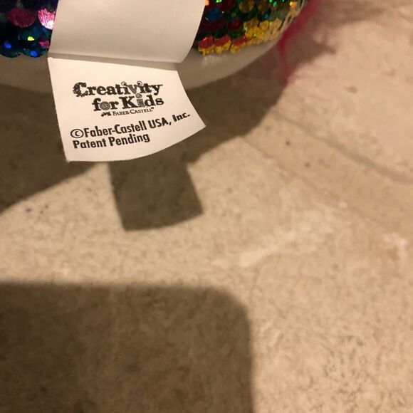 Creativity for Kids Sparkles The Unicorn weighted Plush Toy - Picture 5 of 8